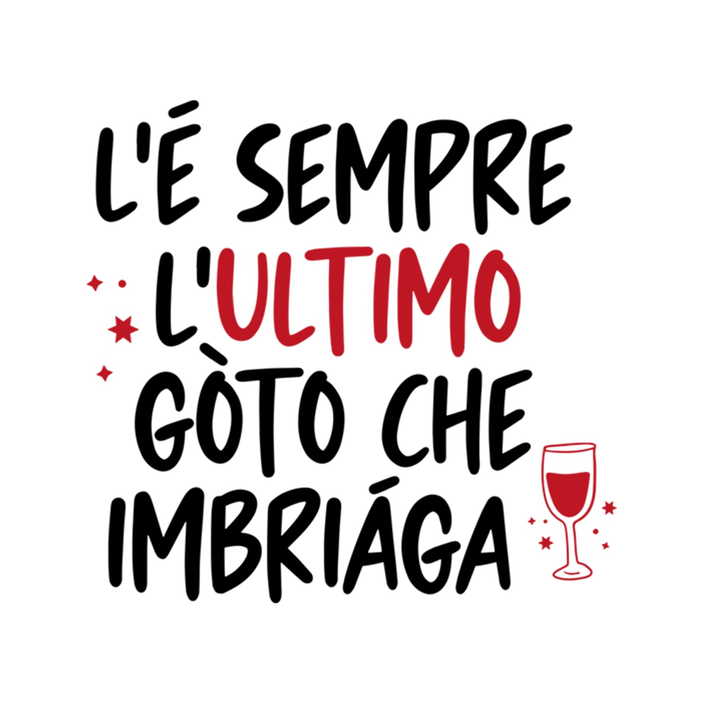 L'è sempre l'ultimo goto che imbriaga