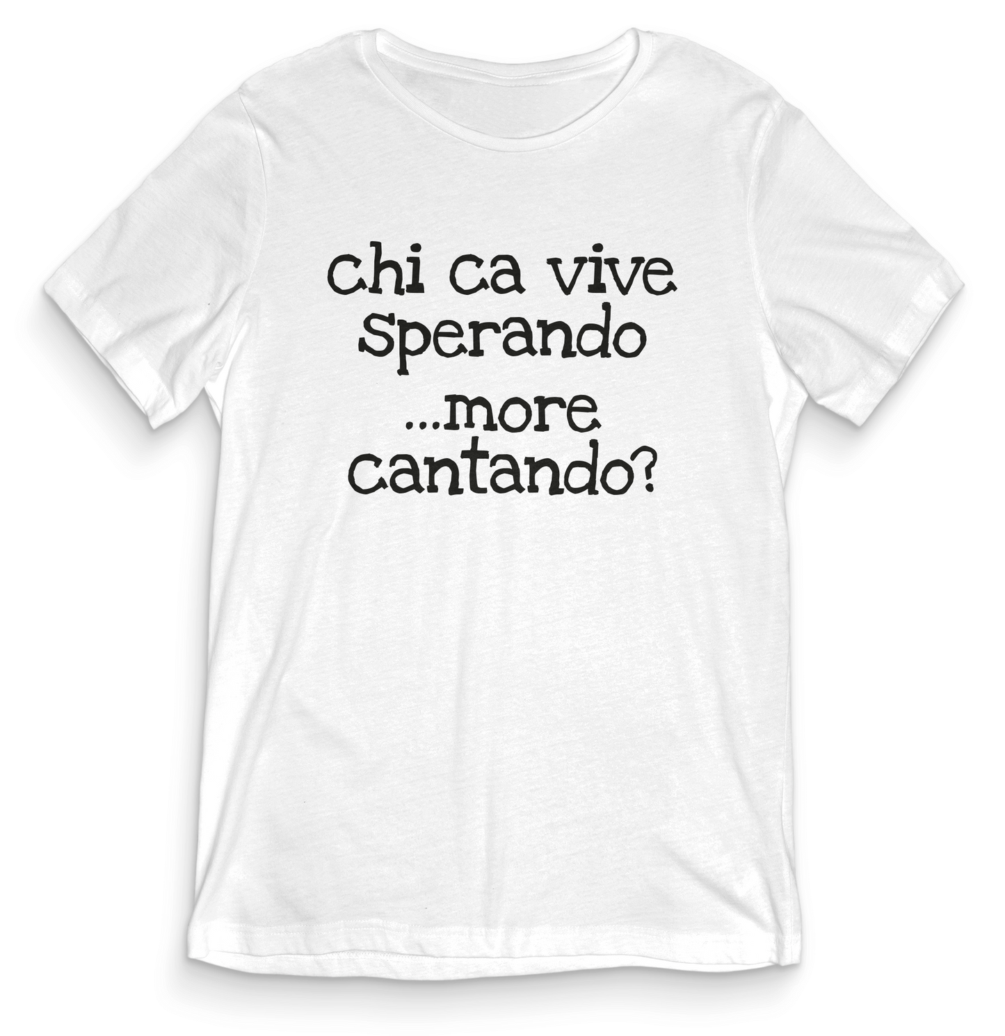 Chi ca vive sperando...