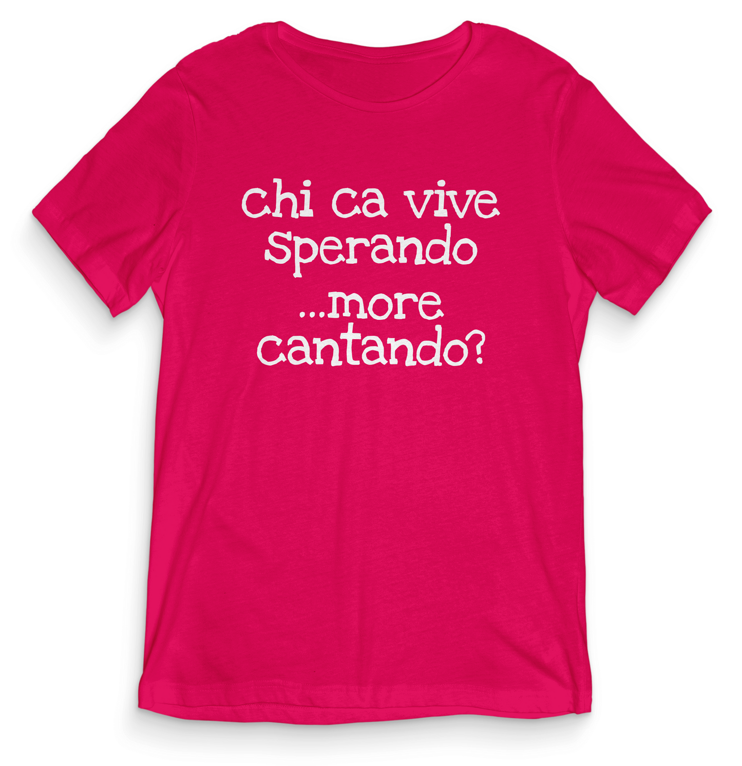 Chi ca vive sperando...