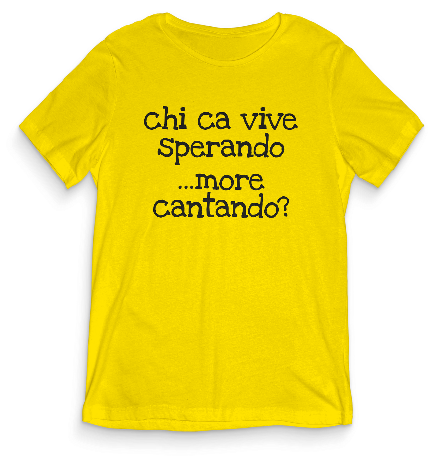 Chi ca vive sperando...