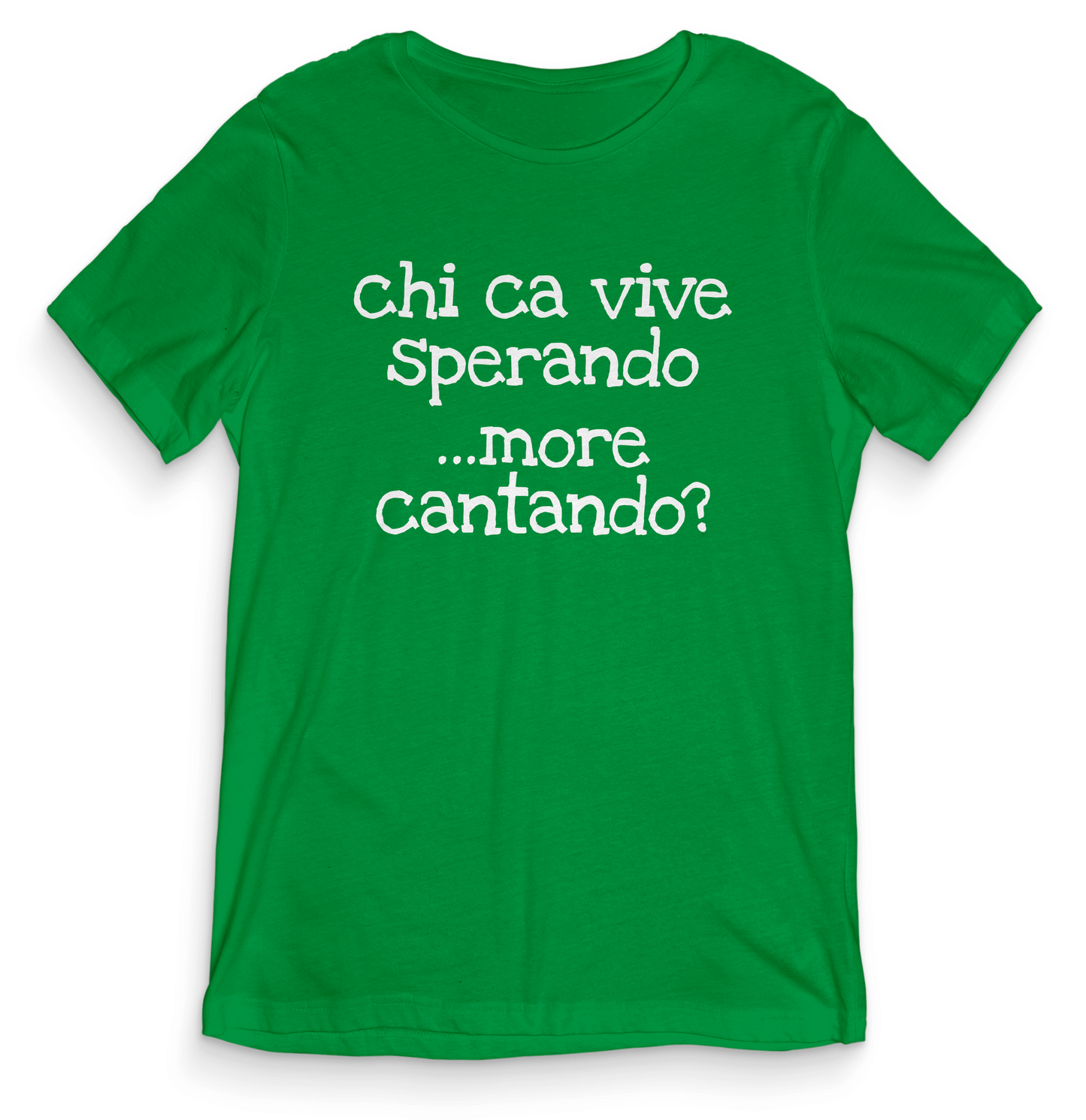 Chi ca vive sperando...