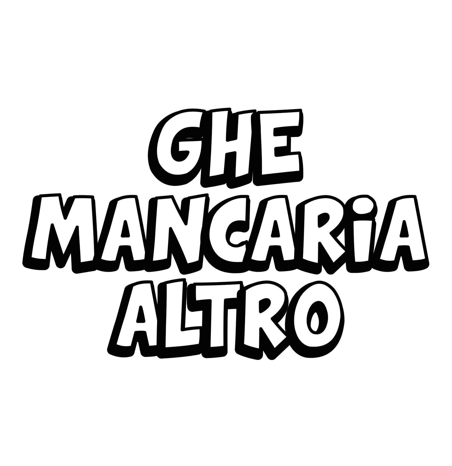 Ghe mancaria altro