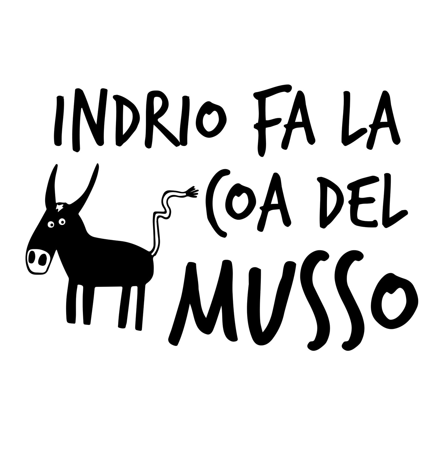 Indrìo fa la coa del musso