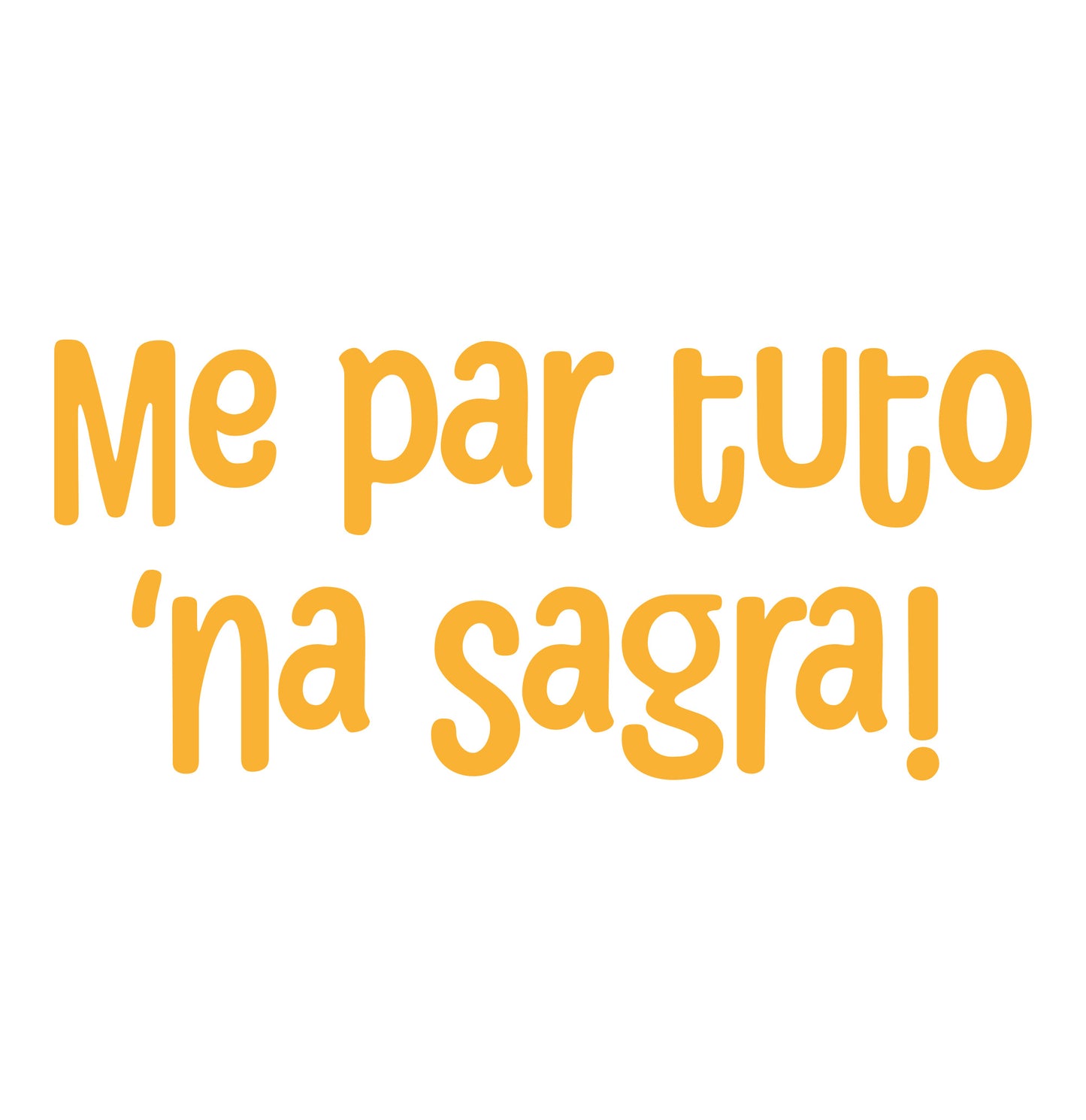 Me par tuto 'na sagra